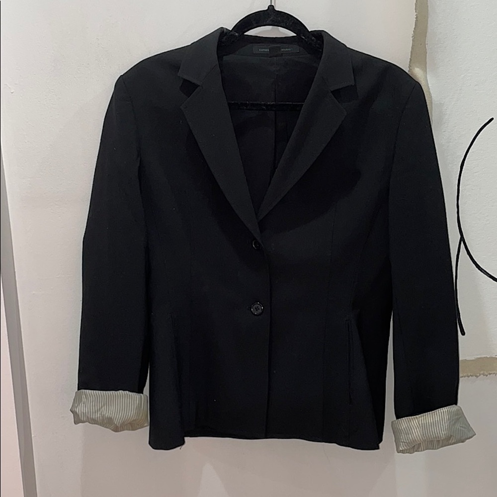 Black express blazer